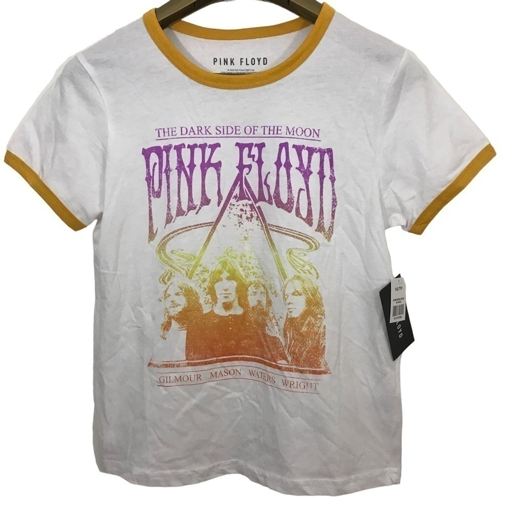 Pink Floyd Top The Dark Side of the Moon Band Tee Graphic Music Retro NEW